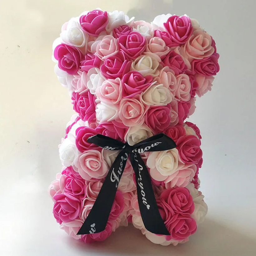 Mixed Rose Teddy